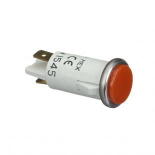 Wells 2J-30516 0.65 Inch Amber LED Light Signal Indicator for Control Panels