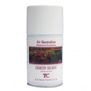 Rubbermaid FG4015061 Aerosol Air Neutralizer Refill Country Delight with Microtrans Odor Eliminator