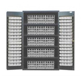 Quantum QSC-QIC122CL 48 Inch Heavy-Duty Storage Cabinet with Drawers and Bins