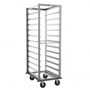 Metro RD23NA33 Aluminum Bun Pan Rack Mobile 12 Pan Capacity with Bumper Metro RD23NA33 Aluminum Bun Pan Rack Mobile 12 Pan Capacity with Bumper