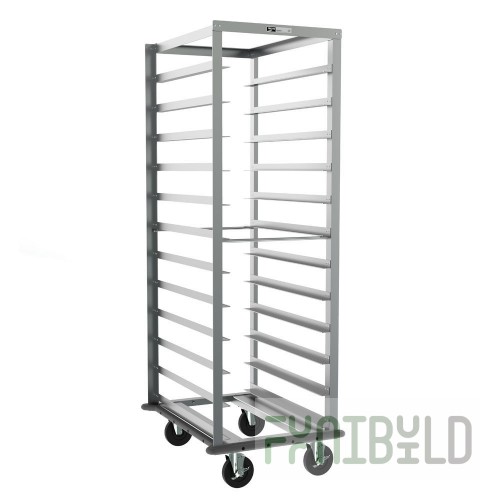 Metro RD23NA33 Aluminum Bun Pan Rack Mobile 12 Pan Capacity with Bumper