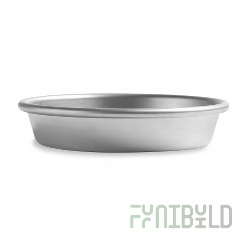 Vollrath 6710N 10 Inch Deep Dish Tapered Pizza Pan Aluminum Natural Finish