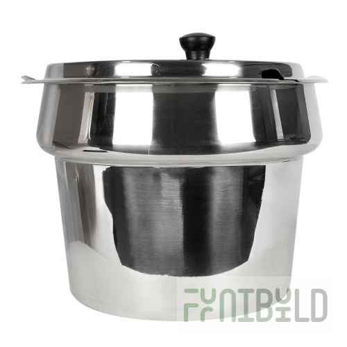 Cooktek 302478 4 Quart Induction Soup Tureen With Lid Stainless Steel