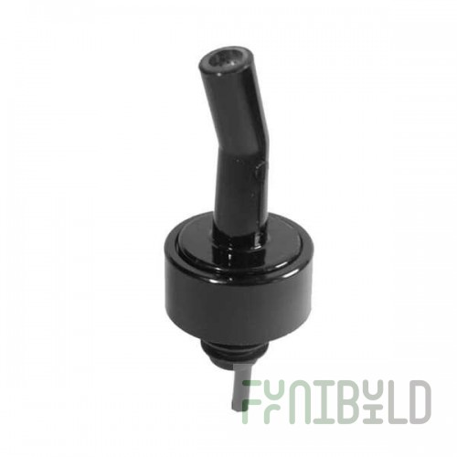 Bar Maid/Glass Pro CR-201SC Whiskygate Screened Pourer (3 Count) Ebony Ebony Collar