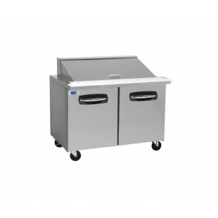 Nor-Lake NLSMP48-18 48 Inch Mega Top Sandwich Salad Prep Unit with 12.5 Cubic Feet Refrigeration Nor-Lake NLSMP48-18 48 Inch Mega Top Sandwich Salad Prep Unit with 12.5 Cubic Feet Refrigeration