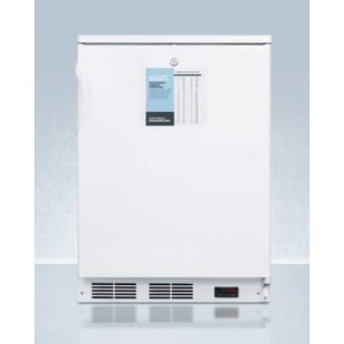 Summit FF7LWPRO 23-5/8 Inch Undercounter Refrigerator 5.5 cu ft Electric White Summit FF7LWPRO 23-5/8 Inch Undercounter Refrigerator 5.5 cu ft Electric White