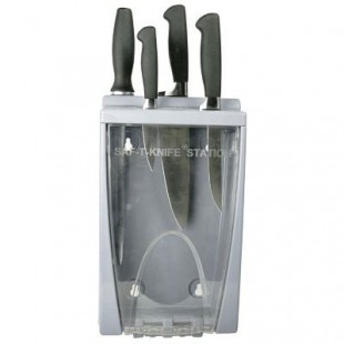 San Jamar STK1006YLL 8 Inch for Saf-T-Knife Junior Lid Yellow Container