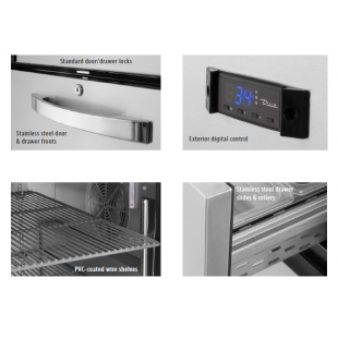 True Refrigeration TSSU-36-12M-B-HC~SPEC3 36 Inch Stainless Steel Mega Top Sandwich Unit