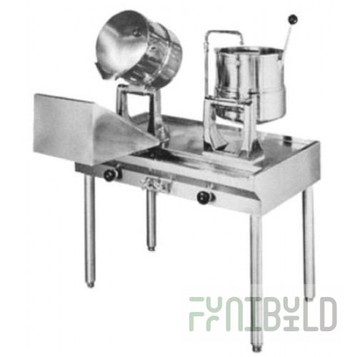Groen 148410 36 Inch Kettle Cabinet Assembly Direct Steam with Two 20 Quart Kettles