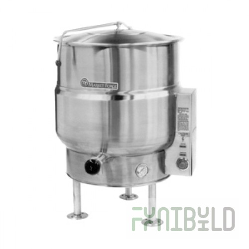 Market Forge F-60LE 60 Quart Electric Kettle with Pedestal Base Stainless Steel