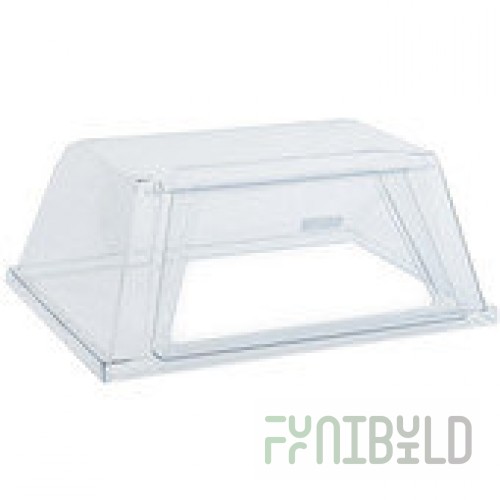 Nemco 8055GD 48 lbs Self-serve Door Polycarbonate Sneeze Guard with Hinged Access