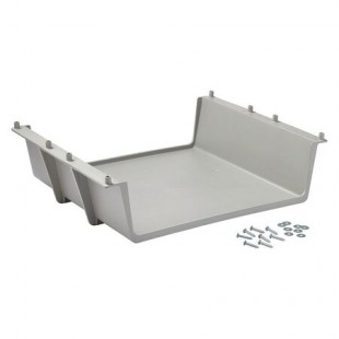 Rubbermaid FG619600PLAT 21 Inch Under Deck Shelf Kit with Platinum Finish