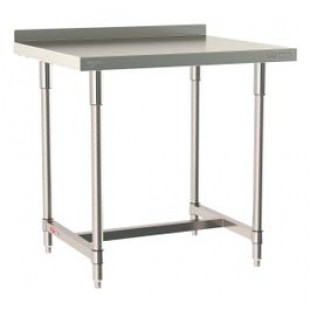 Metro TWS3036SI-304B-S 36 Inch Stainless Steel Work Table with Backsplash Metro TWS3036SI-304B-S 36 Inch Stainless Steel Work Table with Backsplash
