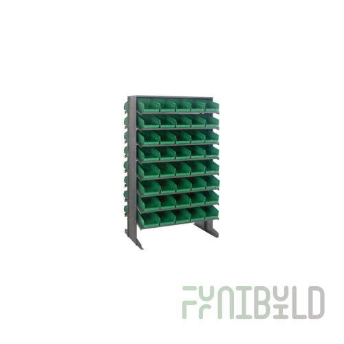 Quantum QPRD-102_GREEN Pick Rack Sloped Double-sided