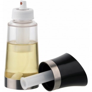 Matfer 661404 5-3/4 Oz Manual Air Pump Oil Sprayer Glass with Filter Stainless Steel