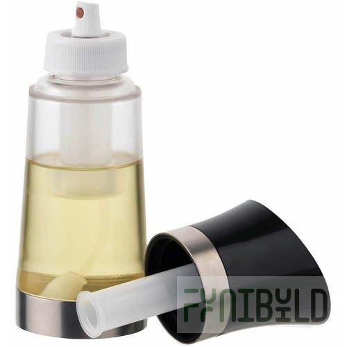 Matfer 661404 5-3/4 Oz Manual Air Pump Oil Sprayer Glass with Filter Stainless Steel