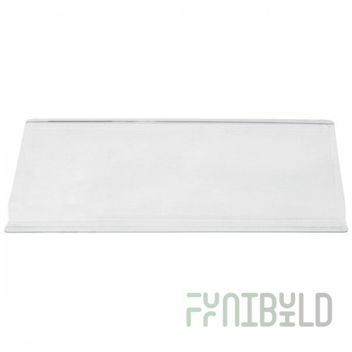 Carlisle 667607 4 Foot Food Bar Side Shield NSF 42-1/2 Inch x 18-1/2 Inch