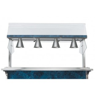 Vollrath 36440 28 Inch Lights for 4-Series Signature Server Cart with Stainless Steel Mounting