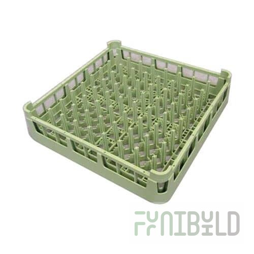 Vollrath 5269510 19-3/4 Inch Signature Plate Rack with Extended Height Pegs Polypropylene