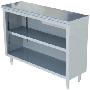 Sapphire Manufacturing SMDC-1836 Enclosed Base Dish Cabinet Open Front 36