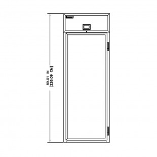 Delfield GARRI1P-G 34 Inch Refrigerator Roll-In 37.0 cu feet Electric Stainless Steel Delfield GARRI1P-G 34 Inch Refrigerator Roll-In 37.0 cu feet Electric Stainless Steel
