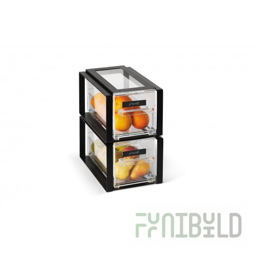 Vollrath SBB13F-06 9-1/16 Inch Cubic Acrylic Display System with Drawer