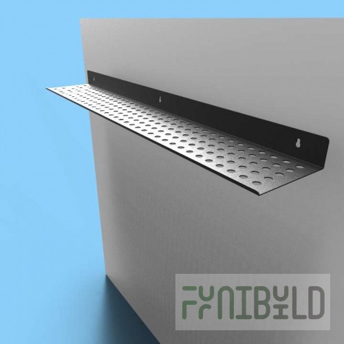 Atlas Metal SH-3 8 Inch Shelf for 50 Inch Units Stainless Steel Work Shelf