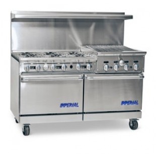Imperial IR-6-RB24-P-XB Pro Series Restaurant Range Gas 60 Imperial IR-6-RB24-P-XB Pro Series Restaurant Range Gas 60