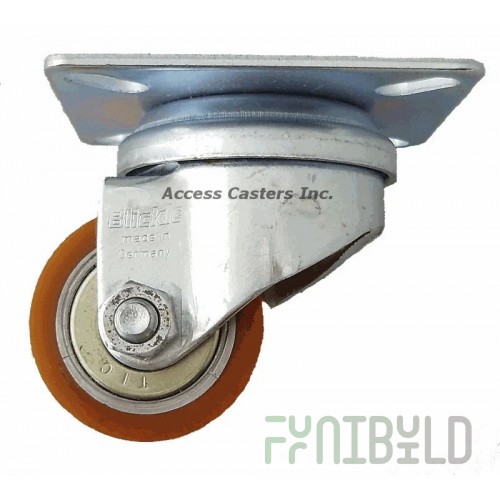 Continental Refrigerator 50200-12 1 3/8 Inch Swivel Casters Set of 12