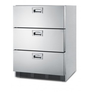 Summit SP6DBS7 24 Inch Drawer-type Refrigerator Electric Stainless Steel