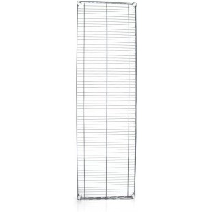 Winholt ALMCS-63-324-LC 24 Inch Mobile Cooler Shelving All Welded Aluminum with Locking Casters