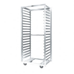 Metro RD33NA37 Bun Pan Rack Mobile 20 Pan Capacity Aluminum Gray Bumpers with Casters Metro RD33NA37 Bun Pan Rack Mobile 20 Pan Capacity Aluminum Gray Bumpers with Casters