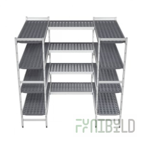 Winholt ALSCS-60-320-CM 60 Inch Cooler and Backroom Shelving Tubular Aluminum