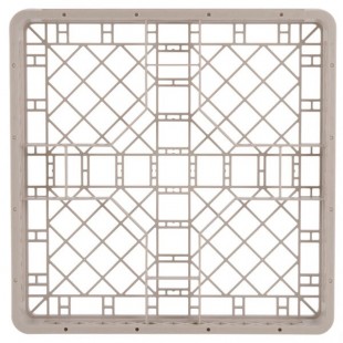 Vollrath TR13GGGG-02 19 Inch Dishwasher Rack Glass Compartment Beige with Extenders
