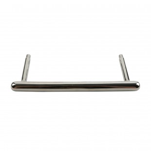 GET Enterprises 1270011 5-1/2 Inch Strata Replacement Handle Stainless Steel with Clamshell Insert GET Enterprises 1270011 5-1/2 Inch Strata Replacement Handle Stainless Steel with Clamshell Insert