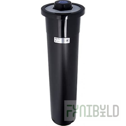 San Jamar C2410C16 16 Inch Cup Dispenser In-counter Mount Plastic NSF