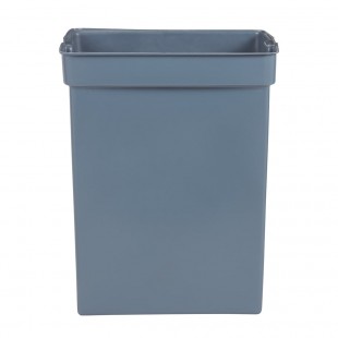 Rubbermaid FG256K00GRAY 23 Inch Gray Rigid Liner Plastic Trash Receptacle