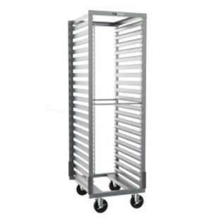 Metro RD13NA37A120 40 Pan Bun Rack Mobile End Loading Aluminum with Casters Metro RD13NA37A120 40 Pan Bun Rack Mobile End Loading Aluminum with Casters