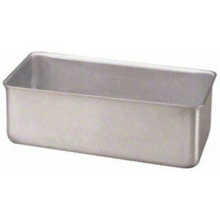 Vollrath 51008 9-1/4 Inch Aluminum Loaf Pan NSF Certified with Single Compartment
