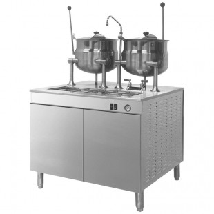 Cleveland 36DMK1010 36 Inch Direct Steam Kettle Cabinet Assembly with Stainless Steel Liners