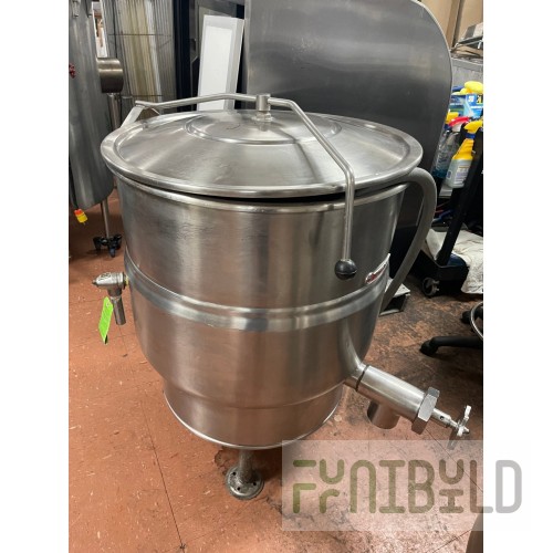Market Forge F-40L 316 Stainless Steel Kettle Direct Steam Stationary