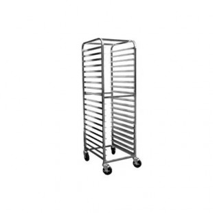 GSW USA AAR-2022F 20 Inch All Welded Aluminum Pan Transport Cart with Durable Design