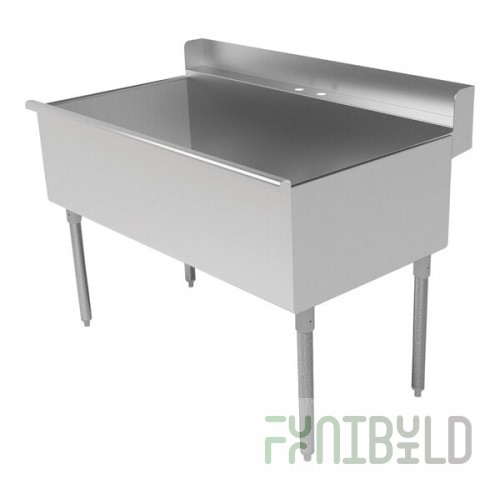 Advance Tabco 6-41-48D 48 Inch 16 Gauge Stainless Steel Sink with 1 Compartment
