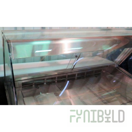Federal Industries SQ4HD 48 Inch Heated Deli Case with Three Wells and Stainless Steel
