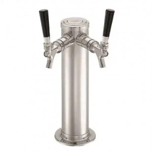 Perlick 4016 3 Inch Draft Arm Glycol Cooled Countertop Chrome Draft Beer Tower