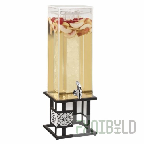 Cal Mil 4027-3-85 3 Gallon Beverage Dispenser with Ice Chamber Acrylic