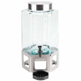 Cal Mil 1111INF-55 10 Inch Beverage Dispenser 2 Gallon Glass and Stainless Steel Cal Mil 1111INF-55 10 Inch Beverage Dispenser 2 Gallon Glass and Stainless Steel