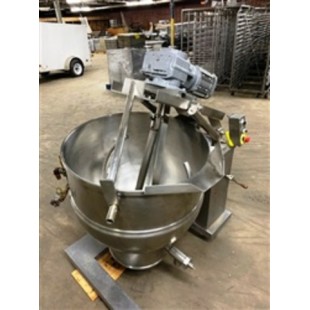 Groen DEE/4T-60C TA/3 47 Inch Tilt Electric Kettle Mixer 60 Gallon Stainless Steel with Washdown Rated Controls