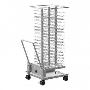UNOX XEVTC-051P 29 5/16 Inch Mobile Plate Trolley with 51 Dish Capacity