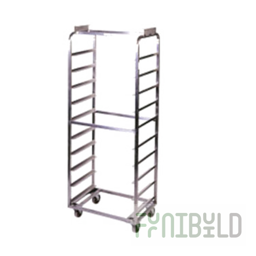 Winholt SOVS-1810RV-B 26 Inch Front Load Roll-In Oven Rack Stainless Steel with 10 Runners